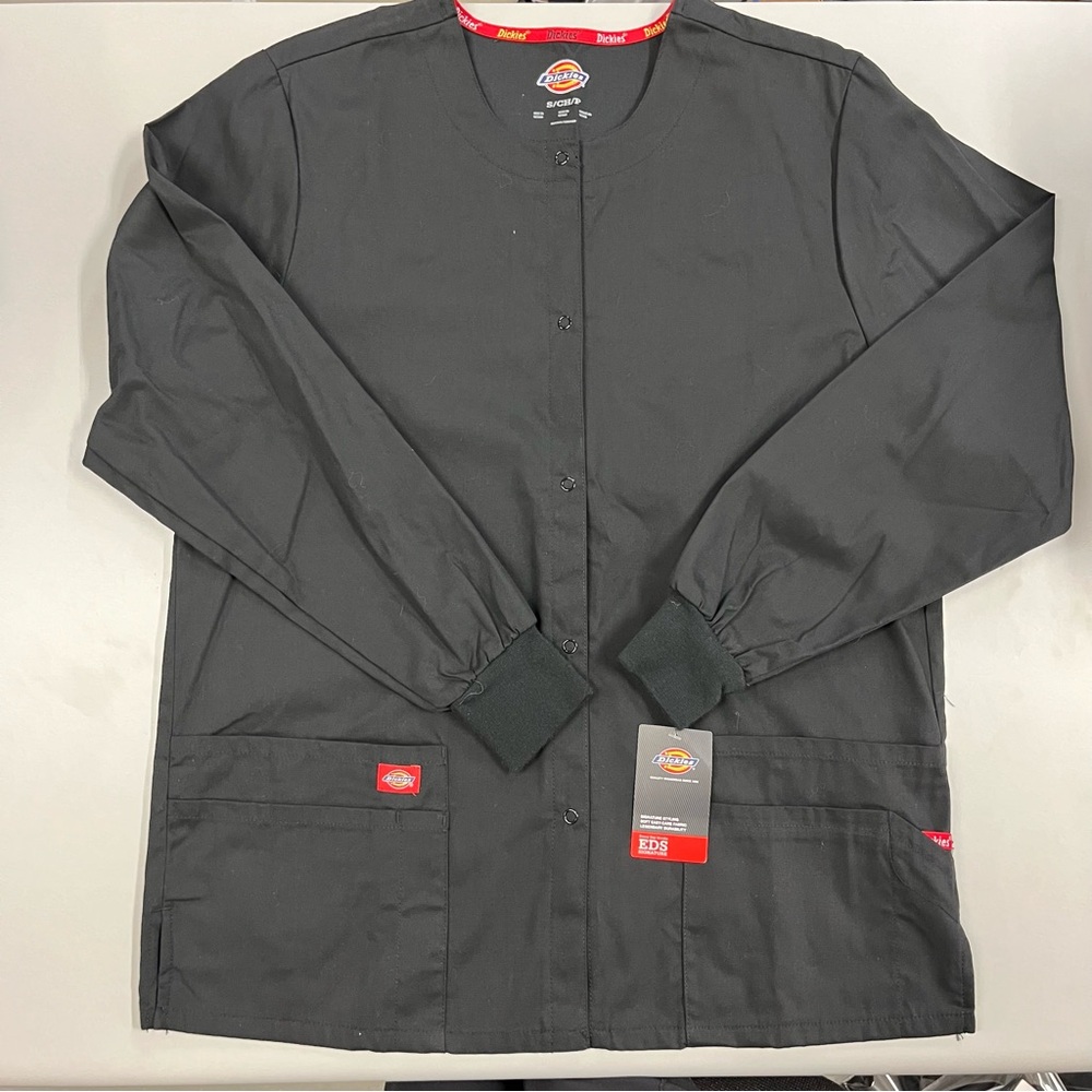 NWT Dickies Black Long Sleeve Work Jacket Size S - Picture 2 of 8